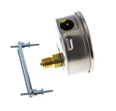Manómetro de glicerina G1/2 conexión trasera 0 a 10 bar 100mm WIKA