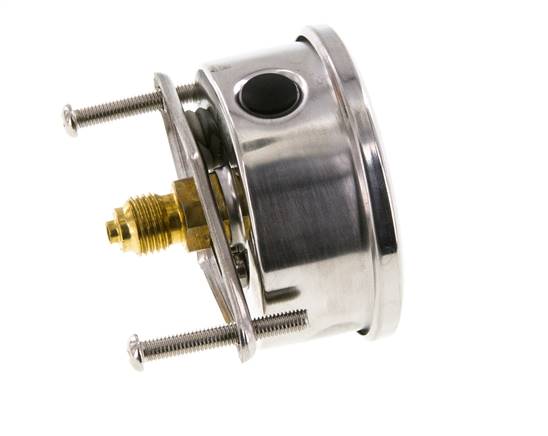 Manómetro de glicerina G1/4 conexión trasera 0 a 10 bar 63mm