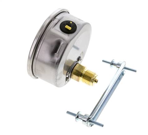 Manómetro de glicerina G1/2 conexión trasera -1 a 1,5 bar 100mm WIKA