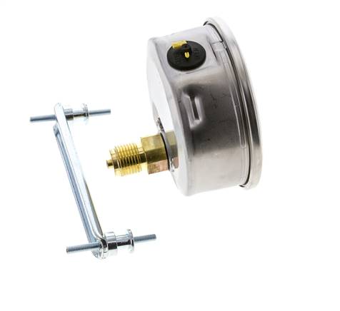 Manómetro de glicerina G1/2 conexión trasera -1 a 1,5 bar 100mm WIKA