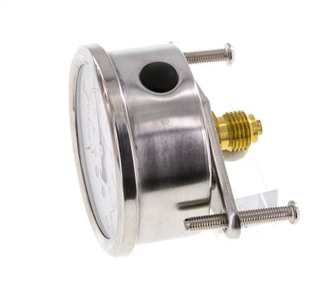 Manómetro de glicerina G1/4 conexión trasera -1 a 1,5 bar 63mm