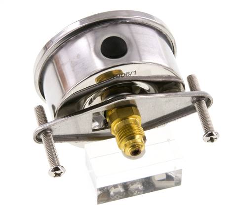 Manómetro de glicerina G1/4 conexión trasera -1 a 1,5 bar 63mm