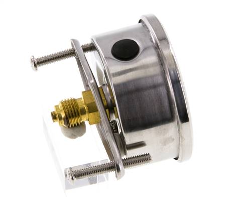 Manómetro de glicerina G1/4 conexión trasera -1 a 1,5 bar 63mm