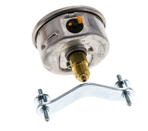 Manómetro de glicerina G1/4 conexión trasera -1 a 1,5 bar 63mm WIKA