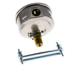 Manómetro de glicerina G1/2 conexión trasera 0 a 1 bar 100mm WIKA