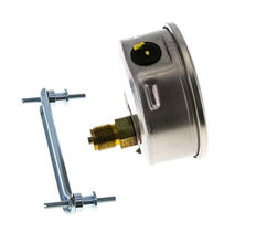 Manómetro de glicerina G1/2 conexión trasera 0 a 1 bar 100mm WIKA