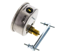 Manómetro de glicerina G1/2 conexión trasera -1 a 0 bar 100mm WIKA