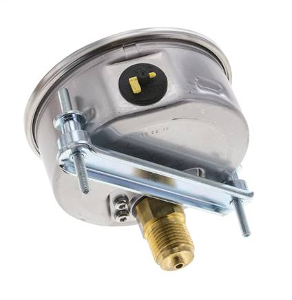 Manómetro de glicerina G1/2 conexión trasera -1 a 15 bar 100mm WIKA