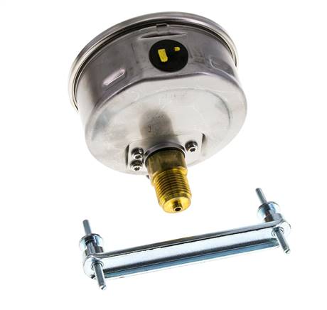 Manómetro de glicerina G1/2 conexión trasera -1 a 3 bar 100mm WIKA