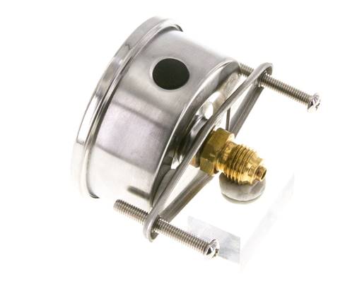 Manómetro de glicerina G1/4 conexión trasera -1 a 3 bar 63mm