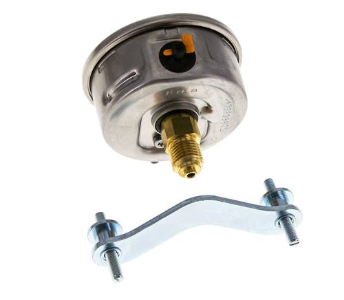 Manómetro de glicerina G1/4 conexión trasera -1 a 3 bar 63mm WIKA