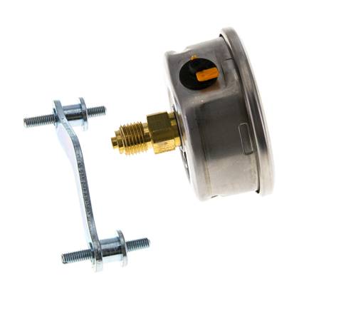 Manómetro de glicerina G1/4 conexión trasera -1 a 3 bar 63mm WIKA