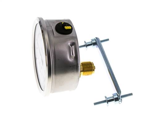 Manómetro de glicerina G1/2 conexión trasera -1 a 5 bar 100mm WIKA