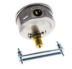 Manómetro de glicerina G1/2 conexión trasera -1 a 5 bar 100mm WIKA