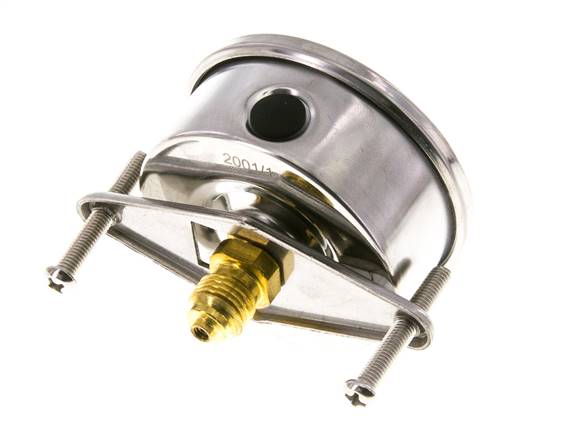 Manómetro de glicerina G1/4 conexión trasera -1 a 5 bar 63mm