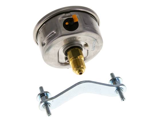 Manómetro de glicerina G1/4 conexión trasera -1 a 5 bar 63mm WIKA