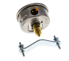 Manómetro de glicerina G1/4 conexión trasera -1 a 5 bar 63mm WIKA