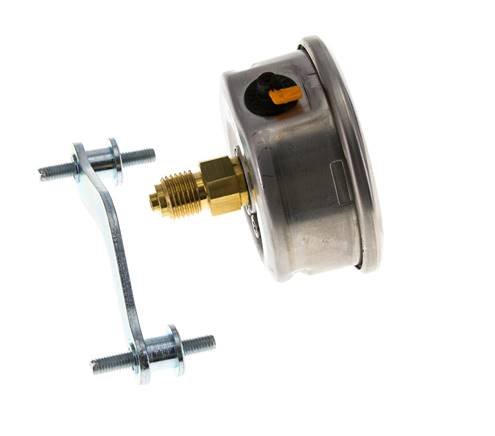 Manómetro de glicerina G1/4 conexión trasera -1 a 5 bar 63mm WIKA