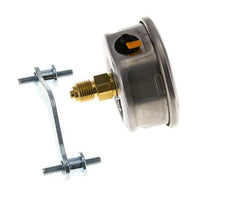Manómetro de glicerina G1/4 conexión trasera -1 a 5 bar 63mm WIKA