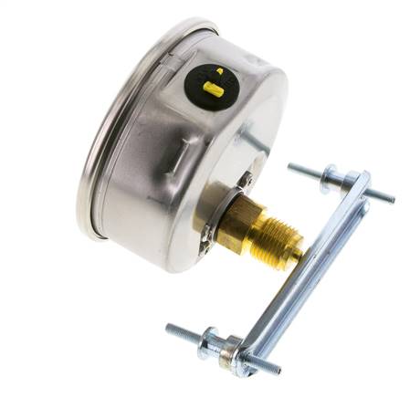 Manómetro de glicerina G1/2 conexión trasera 0 a 160 bar 100mm WIKA