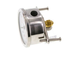Manómetro de glicerina G1/4 conexión trasera 0 a 160 bar 63mm