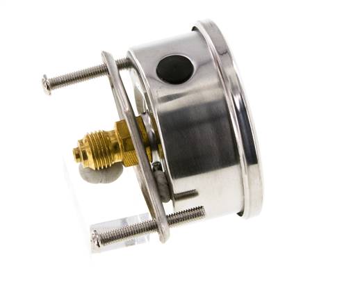 Manómetro de glicerina G1/4 conexión trasera 0 a 160 bar 63mm