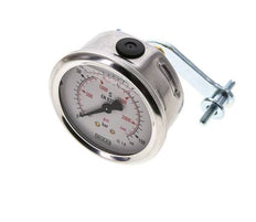 Manómetro de glicerina G1/4 conexión trasera 0 a 160 bar 63mm WIKA