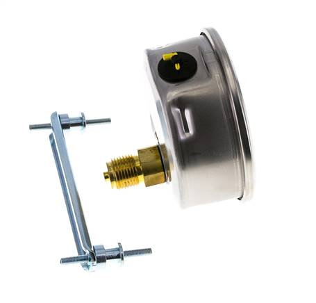 Manómetro de glicerina G1/2 conexión trasera 0 a 16 bar 100mm WIKA