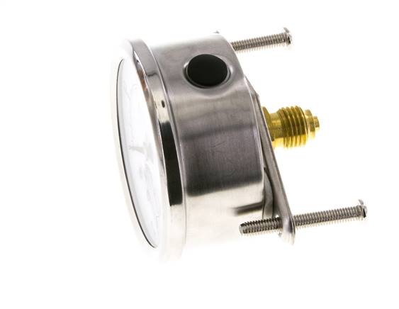 Manómetro de glicerina G1/4 conexión trasera 0 a 1 bar 63mm