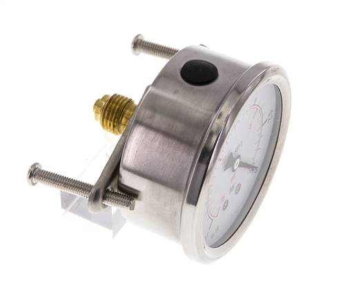 Manómetro de glicerina G1/4 conexión trasera -1 a 0 bar 63mm