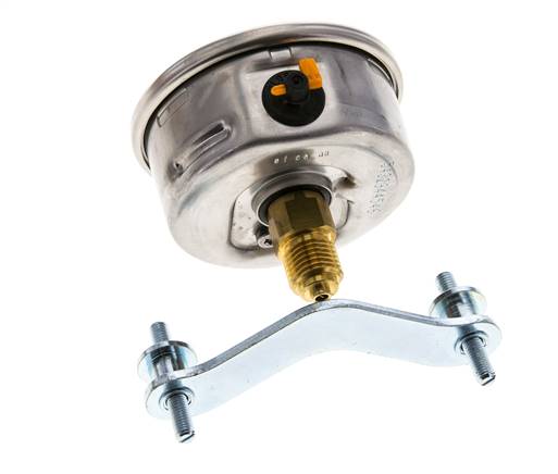 Manómetro de glicerina G1/4 conexión trasera 0 a 1 bar 63mm WIKA