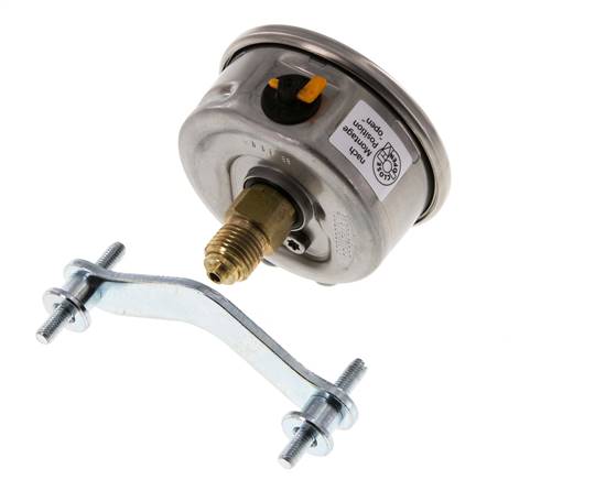 Manómetro de glicerina G1/4 conexión trasera -1 a 0 bar 63mm WIKA