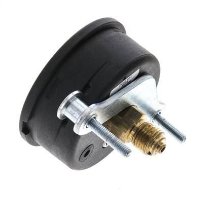 Manómetro de glicerina de plástico G1/4 conexión trasera 0 a 1 bar 63mm WIKA