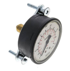 Manómetro de glicerina de plástico G1/4 conexión trasera 0 a 1 bar 63mm WIKA