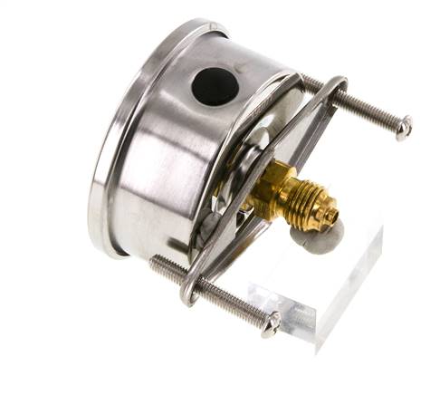 Manómetro de glicerina G1/4 conexión trasera 0 a 16 bar 63mm