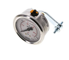 Manómetro de glicerina G1/4 conexión trasera 0 a 16 bar 63mm WIKA
