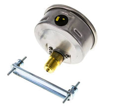 Manómetro de glicerina G1/2 conexión trasera -1 a 9 bar 100mm WIKA