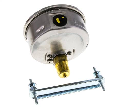 Manómetro de glicerina G1/2 conexión trasera 0 a 2,5 bar 100mm WIKA