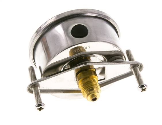 Manómetro de glicerina G1/4 conexión trasera 0 a 2,5 bar 63mm