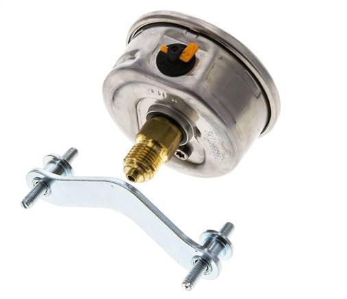 Manómetro de glicerina G1/4 conexión trasera 0 a 2,5 bar 63mm WIKA