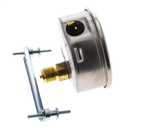 Manómetro de glicerina G1/2 conexión trasera 0 a 250 bar 100mm WIKA