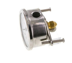 Manómetro de glicerina G1/4 conexión trasera 0 a 250 bar 63mm