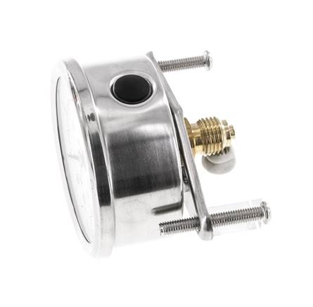 Manómetro de glicerina G1/4 conexión trasera 0 a 25 bar 63mm