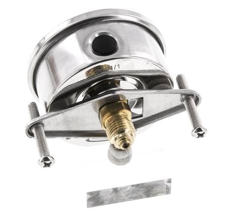 Manómetro de glicerina G1/4 conexión trasera 0 a 25 bar 63mm
