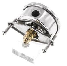 Manómetro de glicerina G1/4 conexión trasera 0 a 25 bar 63mm