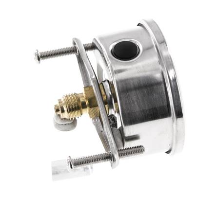Manómetro de glicerina G1/4 conexión trasera 0 a 25 bar 63mm
