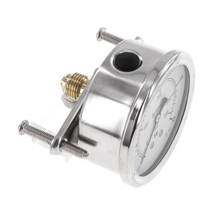 Manómetro de glicerina G1/4 conexión trasera 0 a 25 bar 63mm