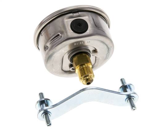 Manómetro de glicerina G1/4 conexión trasera 0 a 25 bar 63mm WIKA