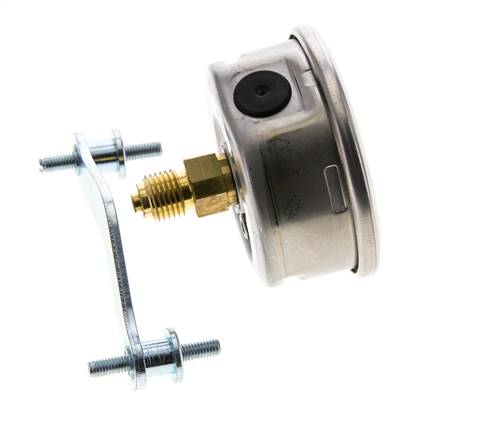 Manómetro de glicerina G1/4 conexión trasera 0 a 25 bar 63mm WIKA