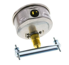 Manómetro de glicerina G1/2 conexión trasera 0 a 400 bar 100mm WIKA